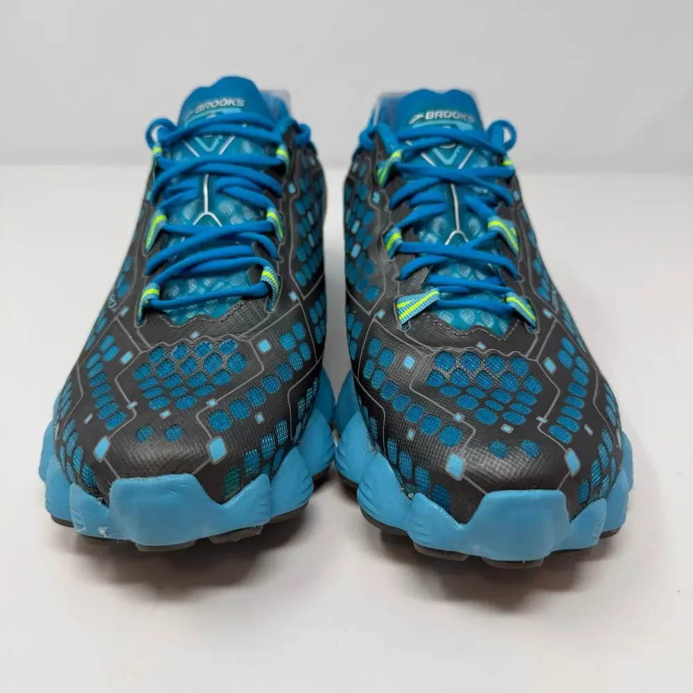 Brooks Neuro Running Shoes Women's 10.5 Blue Grey Flexible Trainers Workout EUC